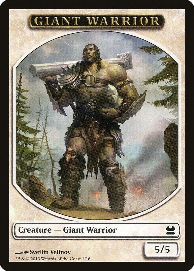 Image for Giant Warrior Token (1) [Modern Masters]