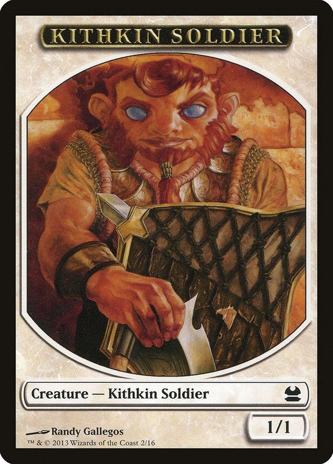 Image for Kithkin Soldier Token (2) [Modern Masters]