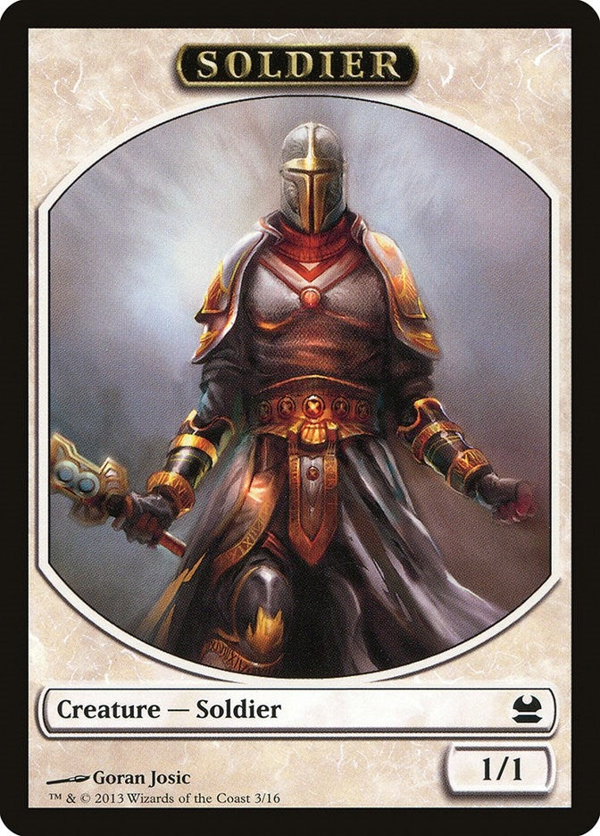 Image for Soldier Token (3) [Modern Masters]