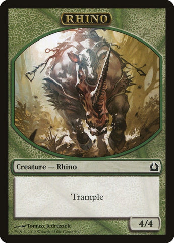 Image for Rhino Token (9) - Magic: The Gathering