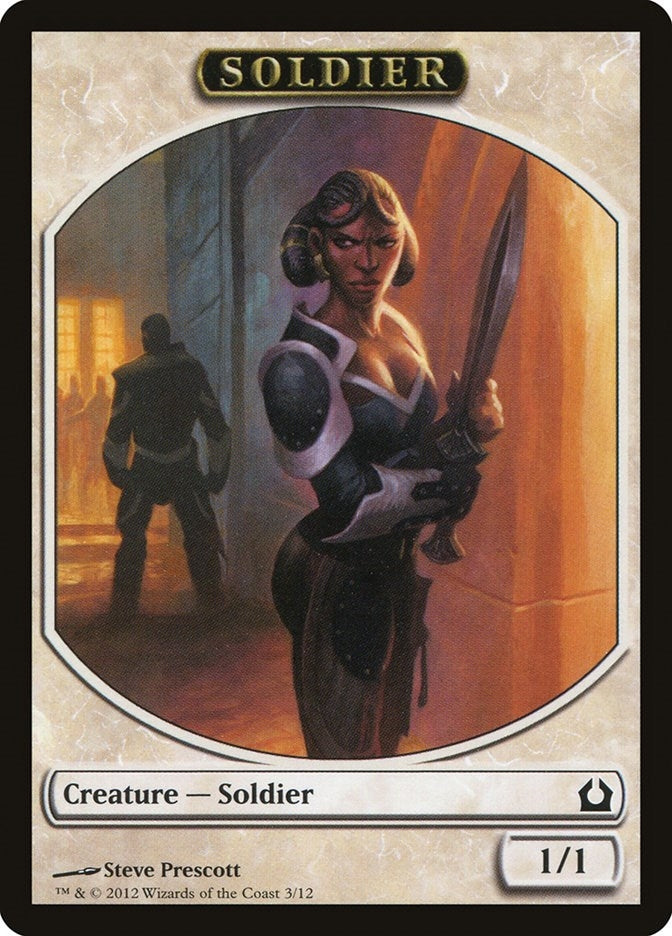 Image for Soldier Token (3) - Magic: The Gathering