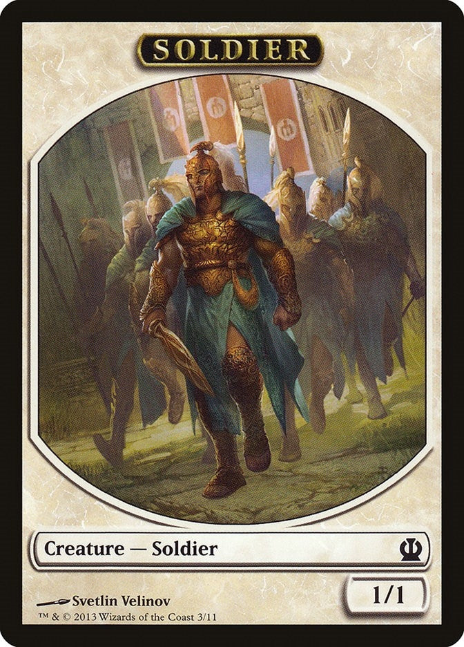 Image for Soldier Token (Velinov) (3) [Theros]
