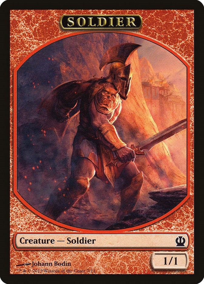 Image for Soldier Token (Red) (7) [Theros]