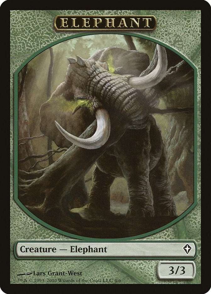 Image for Elephant Token (4) [Worldwake]