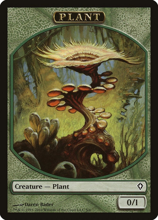 Image for Plant Token (5) - Magic: The Gathering