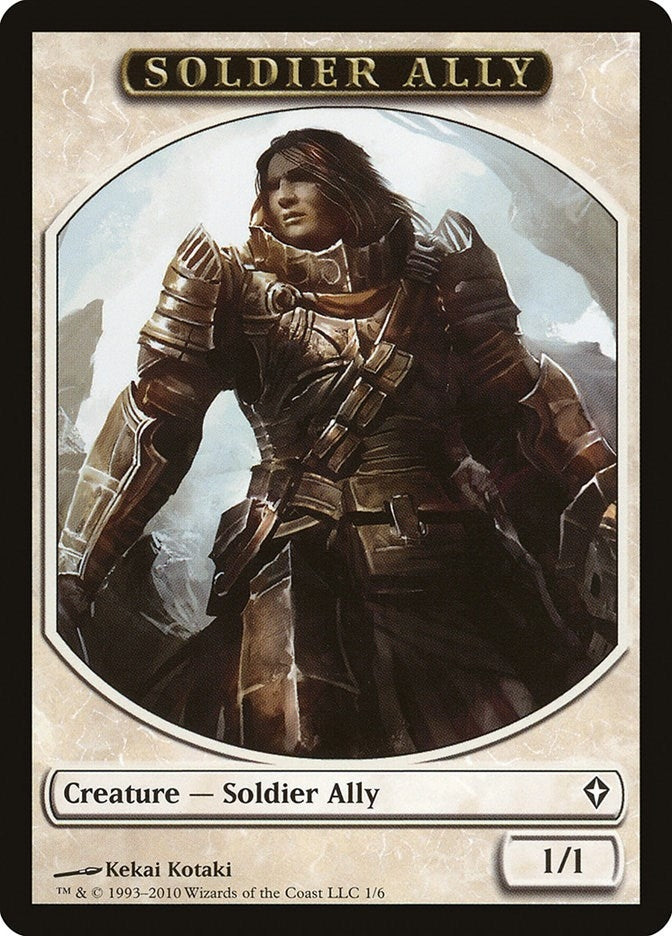 Image for Soldier Ally Token (1) [Worldwake]