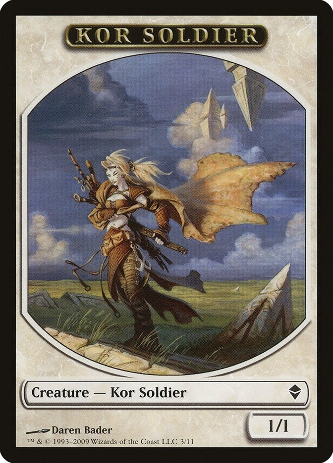 Image for Kor Soldier Token (3) [Zendikar]