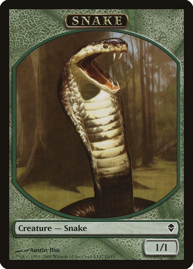 Image for Snake Token (10) [Zendikar]