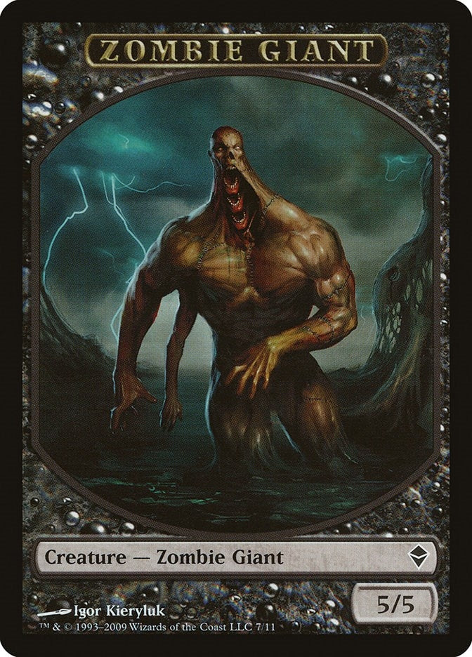 Image for Zombie Giant Token (7) [Zendikar]