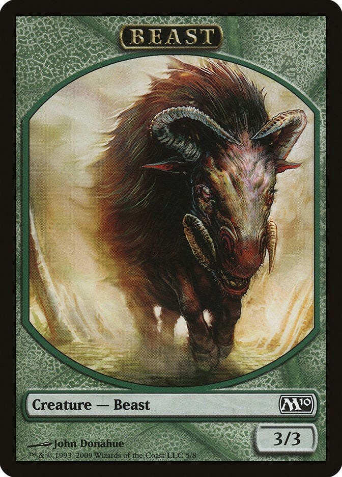 Image for Beast Token (5) [Magic 2010 (M10)]