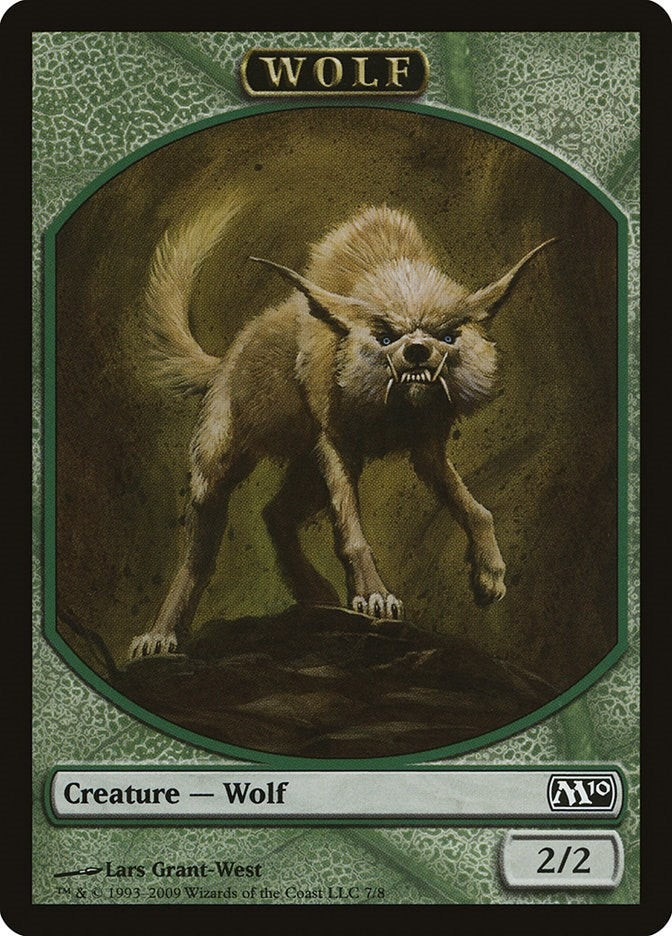 Image for Wolf Token (7) [Magic 2010 (M10)]