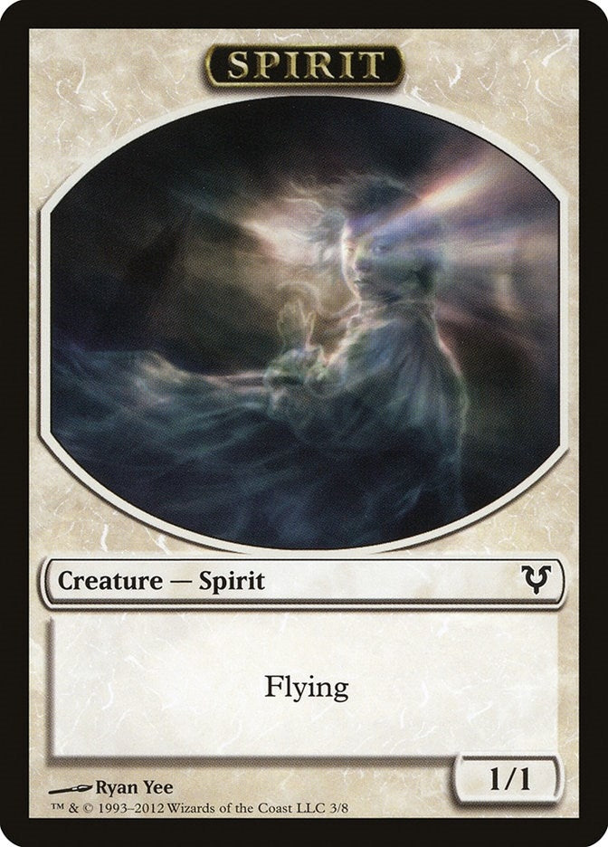 Image for Spirit Token (3) (3) [Avacyn Restored]