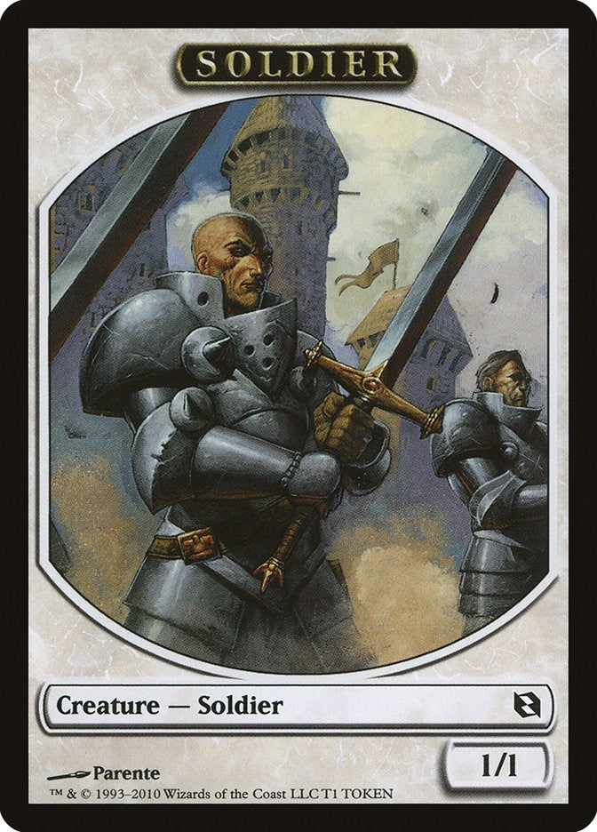 Image for Soldier Token (T1) [Duel Decks: Elspeth vs. Tezzeret]