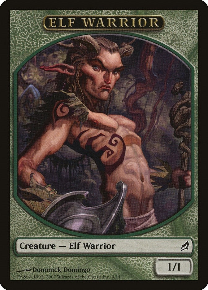 Image for Elf Warrior Token (9) [Lorwyn]