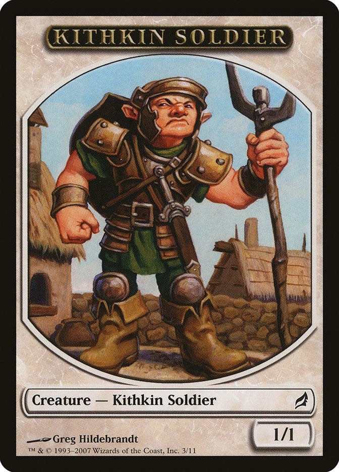 Image for Kithkin Soldier Token (3) [Lorwyn]