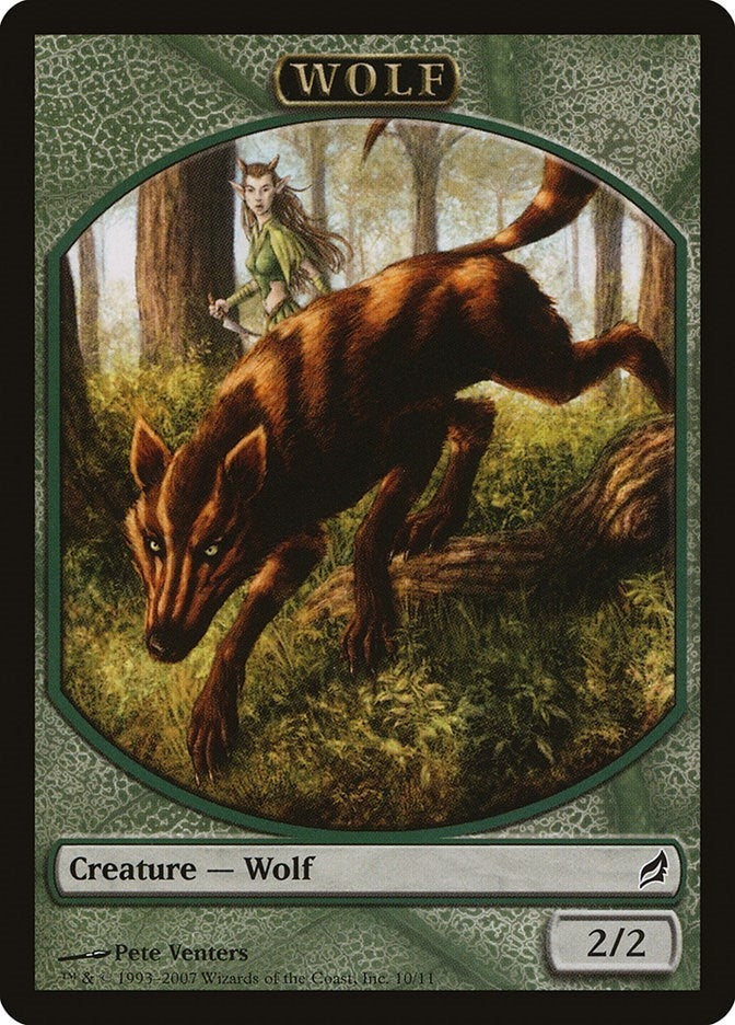 Image for Wolf Token (10) [Lorwyn]