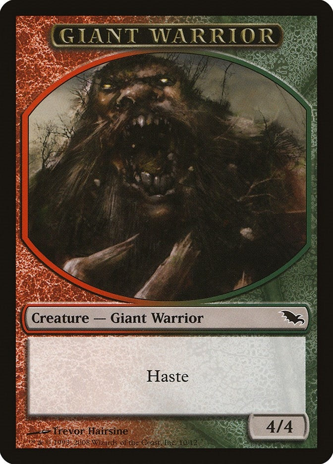 Image for Giant Warrior Token (10) [Shadowmoor]