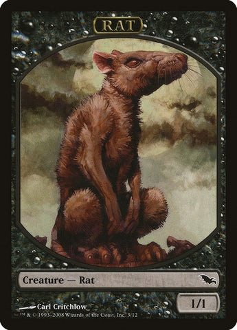 Image for Rat Token (3) - Magic: The Gathering