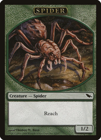 Image for Spider Token (6) - Magic: The Gathering