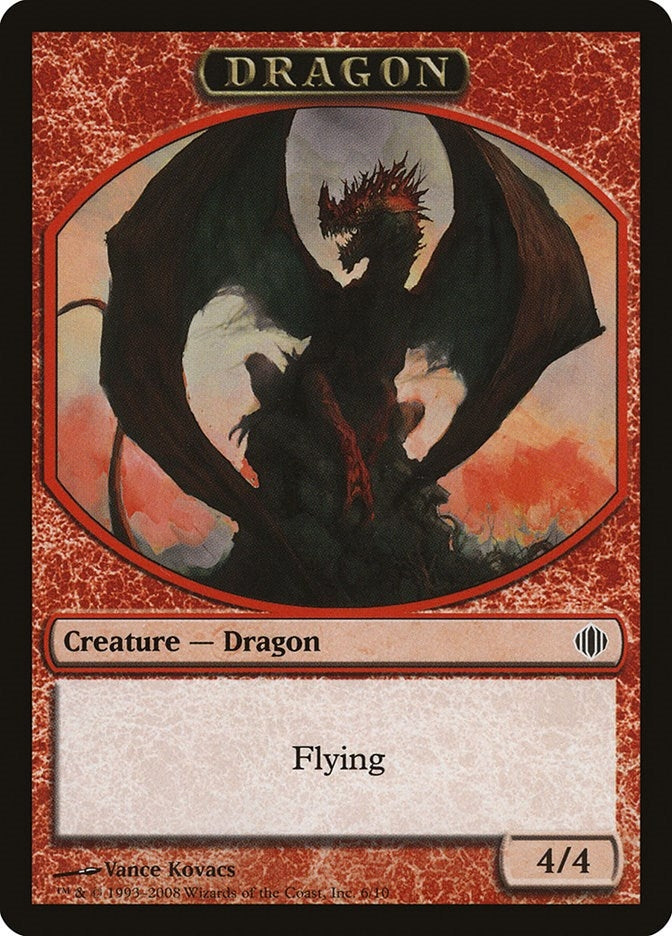 Image for Dragon Token (6) [Shards of Alara]