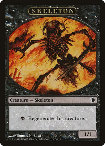 Image for Skeleton Token (4) - Magic: The Gathering