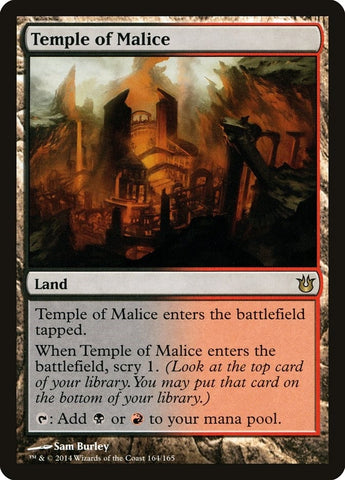 Image for Temple of Malice (164) [Born of the Gods]