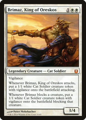 Image for Brimaz, King of Oreskos (5) [Born of the Gods]