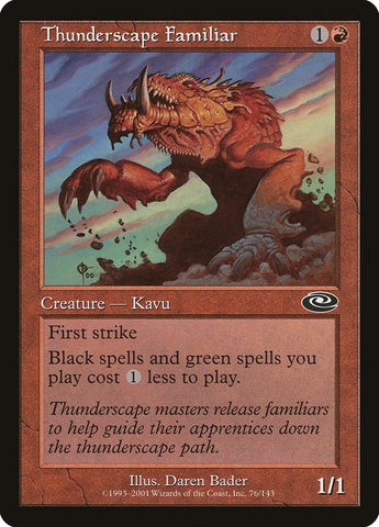 Image for Thunderscape Familiar (76) - Magic: The Gathering