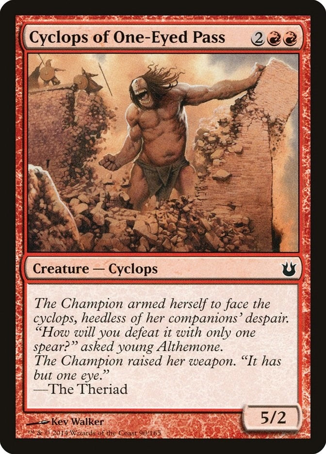 Image for Cyclops of One-Eyed Pass (90) [Born of the Gods]