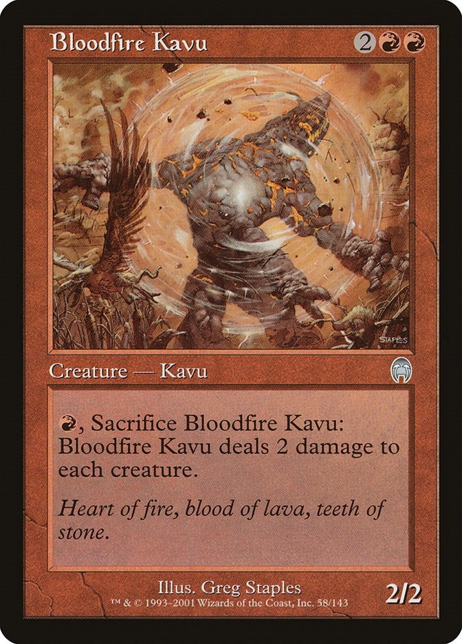 Image for Bloodfire Kavu (58) [Apocalypse]