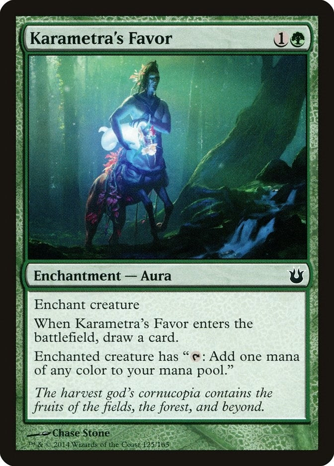 Image for Karametra's Favor (125) [Born of the Gods]