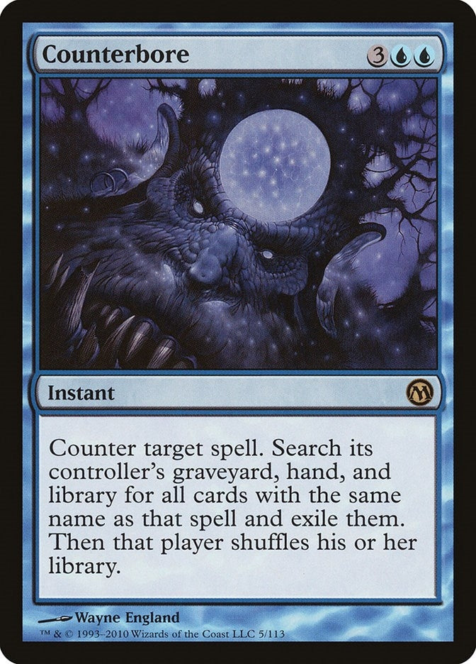 Image for Counterbore (5) [Duels of the Planeswalkers]