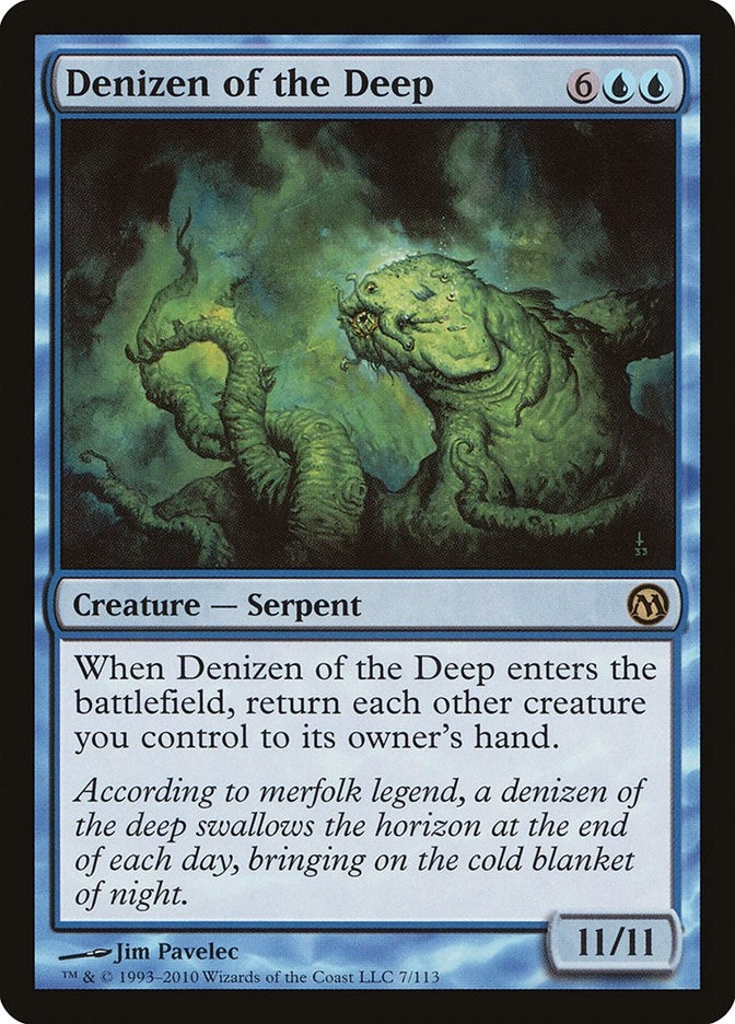 Image for Denizen of the Deep (7) [Duels of the Planeswalkers]