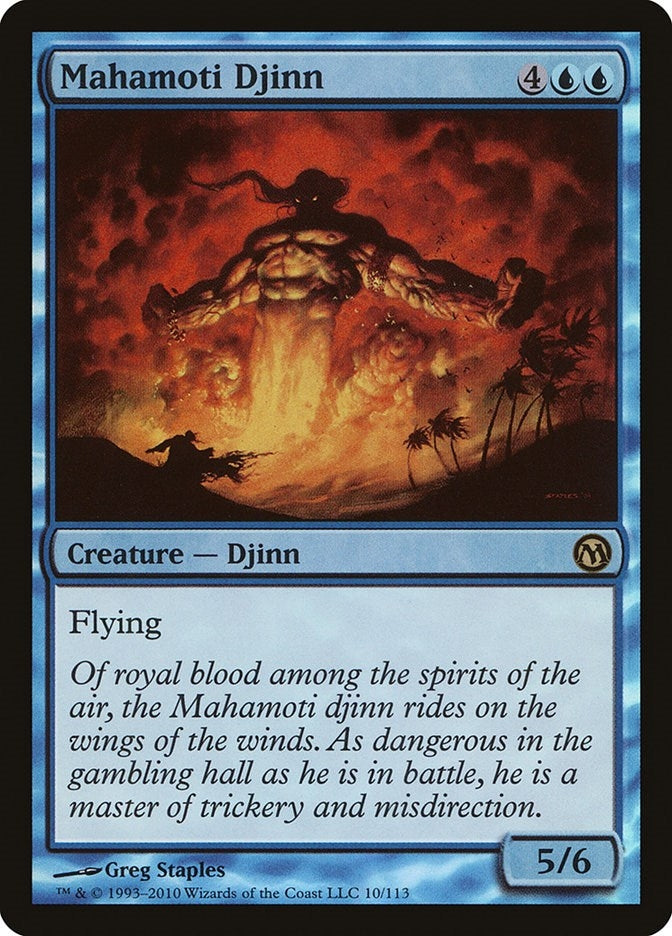 Image for Mahamoti Djinn (10) [Duels of the Planeswalkers]