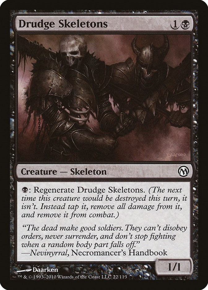 Image for Drudge Skeletons (22) [Duels of the Planeswalkers]