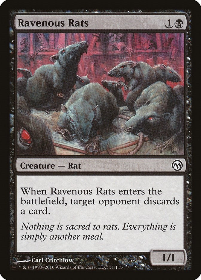 Image for Ravenous Rats (31) - Magic: The Gathering