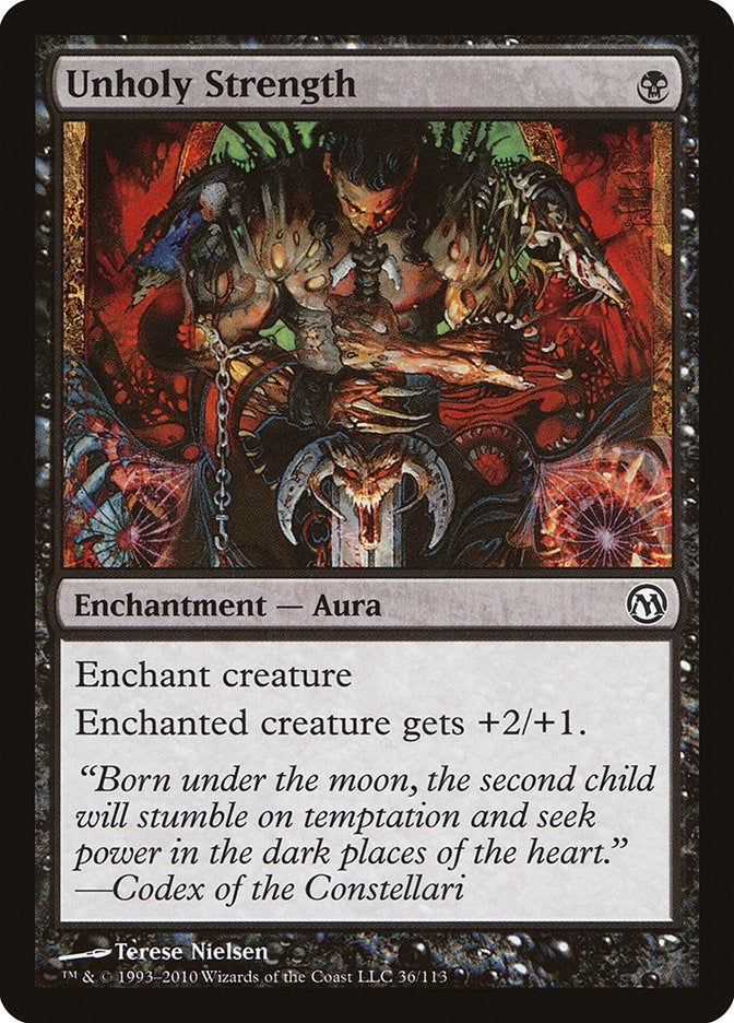Image for Unholy Strength (36) [Duels of the Planeswalkers]