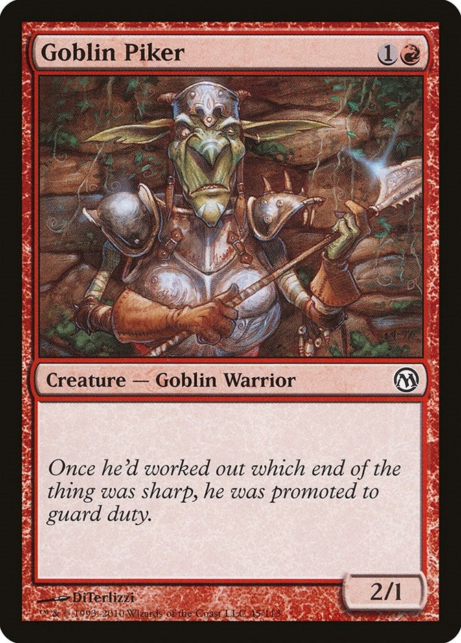 Image for Goblin Piker (45) [Duels of the Planeswalkers]