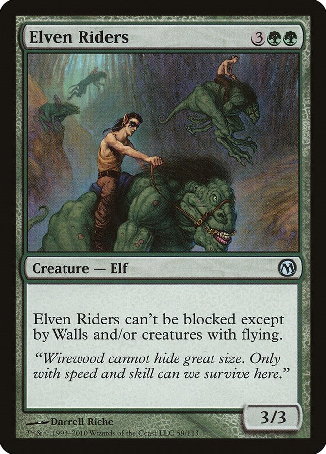 Image for Elven Riders (59) [Duels of the Planeswalkers]