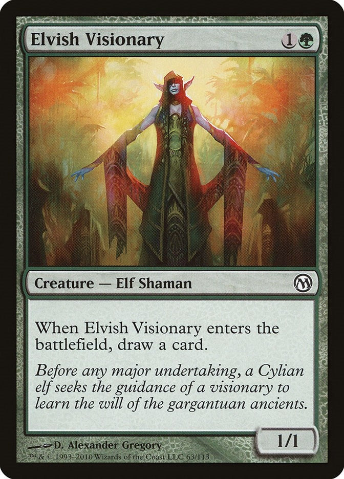 Image for Elvish Visionary (63) [Duels of the Planeswalkers]
