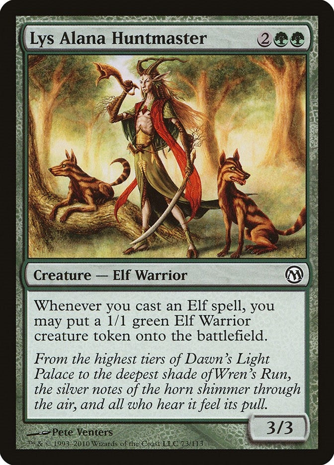 Image for Lys Alana Huntmaster (73) [Duels of the Planeswalkers]