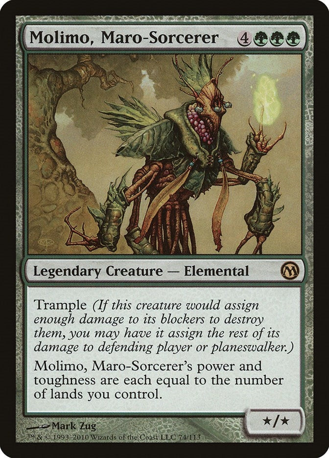 Image for Molimo, Maro-Sorcerer (74) [Duels of the Planeswalkers]