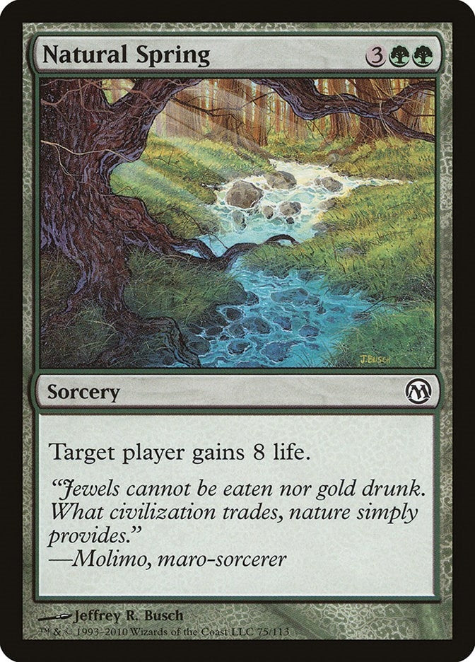 Image for Natural Spring (75) [Duels of the Planeswalkers]