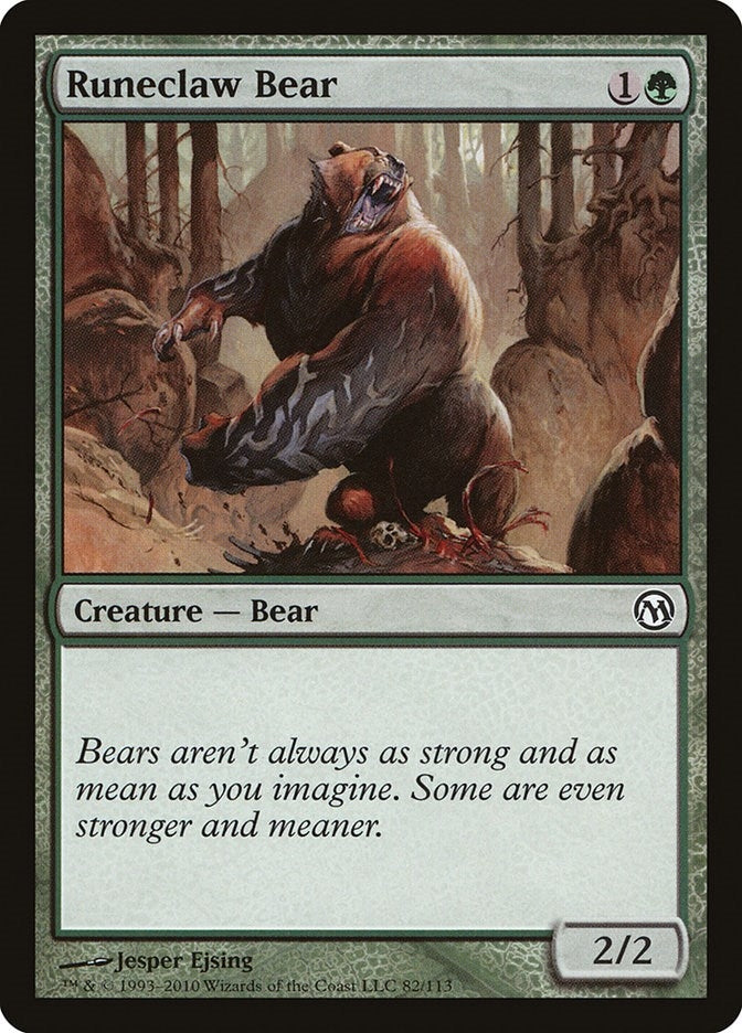 Image for Runeclaw Bear (82) [Duels of the Planeswalkers]