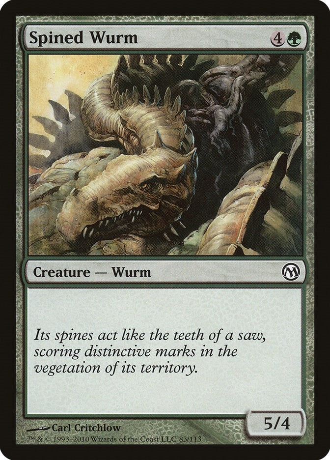 Image for Spined Wurm (83) - Magic: The Gathering
