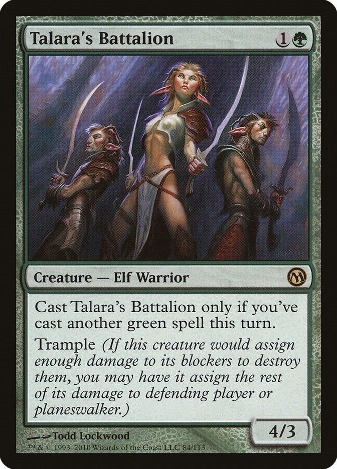 Image for Talara's Battalion (84) [Duels of the Planeswalkers]