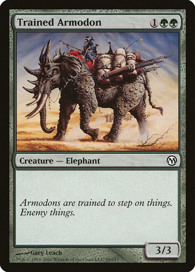 Image for Trained Armodon (85) [Duels of the Planeswalkers]