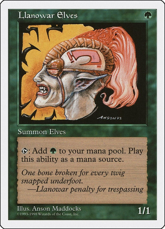 Image for Llanowar Elves (69) [Anthologies]