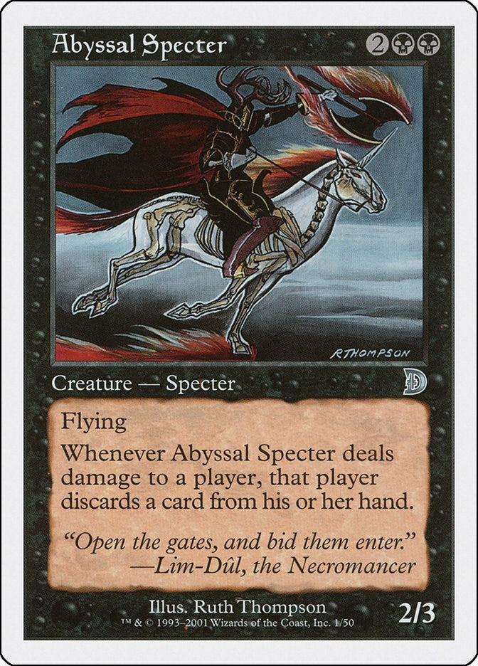 Image for Abyssal Specter (1) [Deckmasters Garfield vs Finkel]