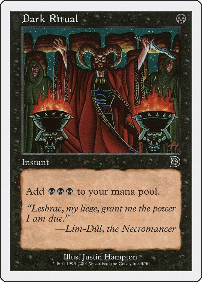 Image for Dark Ritual (4) [Deckmasters Garfield vs Finkel]
